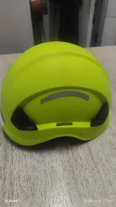 Casco de seguridad amarillo Alpine - miniatura 3
