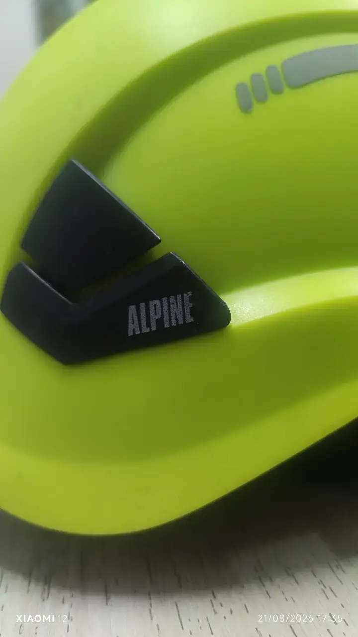 Casco de seguridad amarillo Alpine - 4