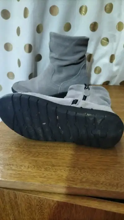 Botines de reno gris con cierre latera número 36l - miniatura 3