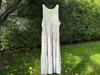 Vestido niña sin mangas estampado H&M - miniatura 1