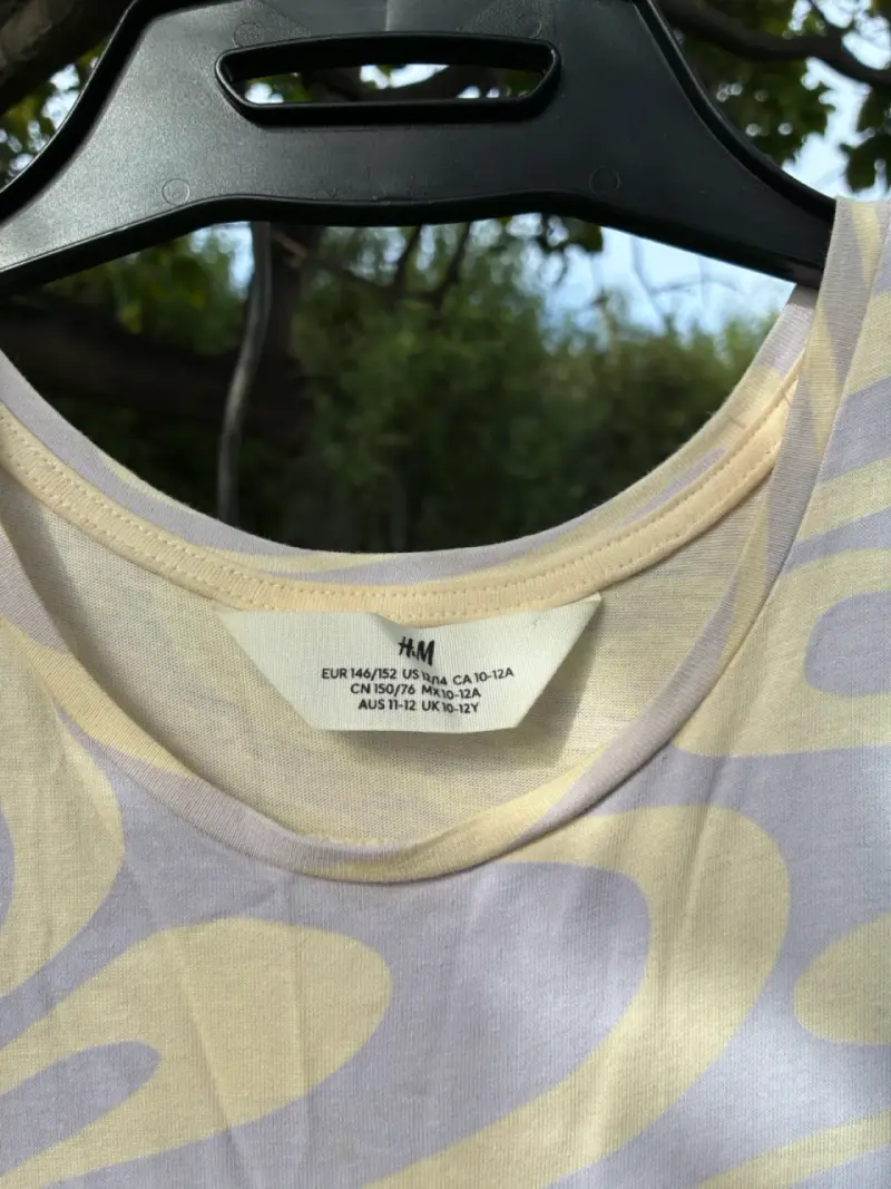 Vestido niña sin mangas estampado H&M - 2