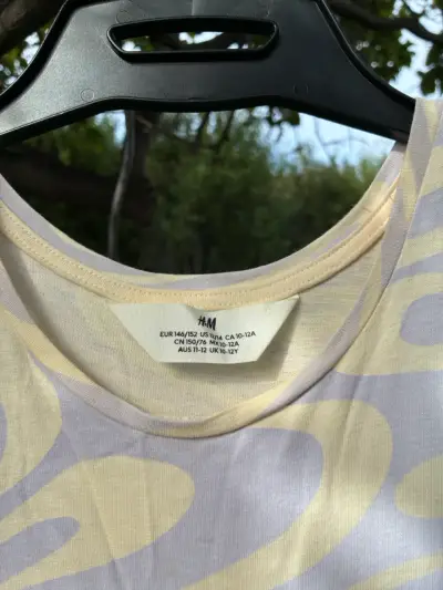 Vestido niña sin mangas estampado H&M - miniatura 2