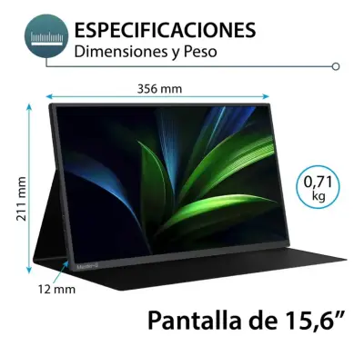 Monitor portátil Master-G con funda protectora - miniatura 5