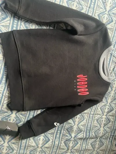 Polerón negro Jordan para niños 3-4 - miniatura 1