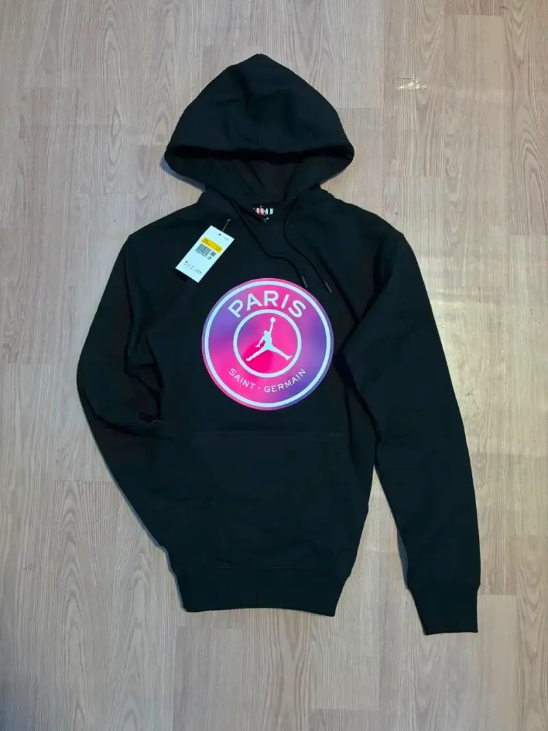 Polerón con capucha PSG Jordan negro