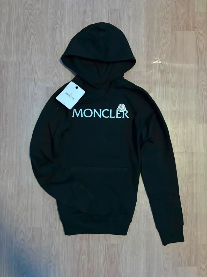 Polerón con capucha Moncler negro