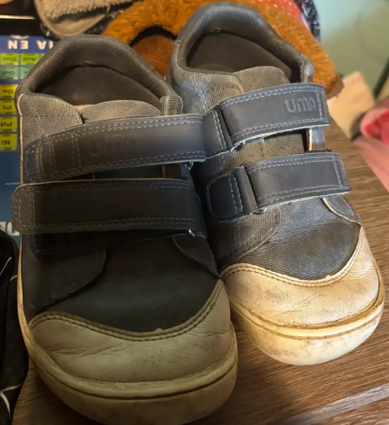 Zapatillas deportivas para niños azul y gris - 2