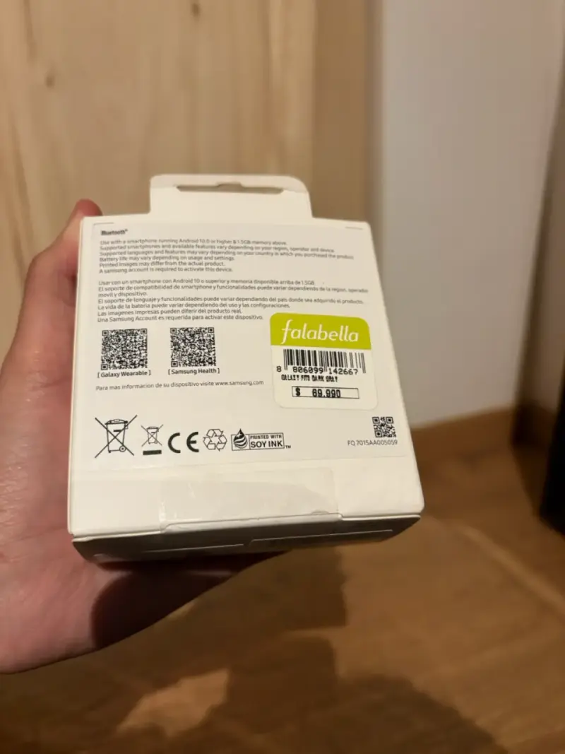 Smartwatch Samsung Galaxy Fit3 Negro - 4