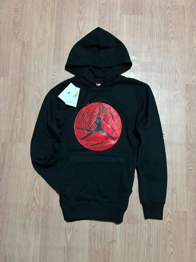 Polerón con capucha negro diseño Jumpman