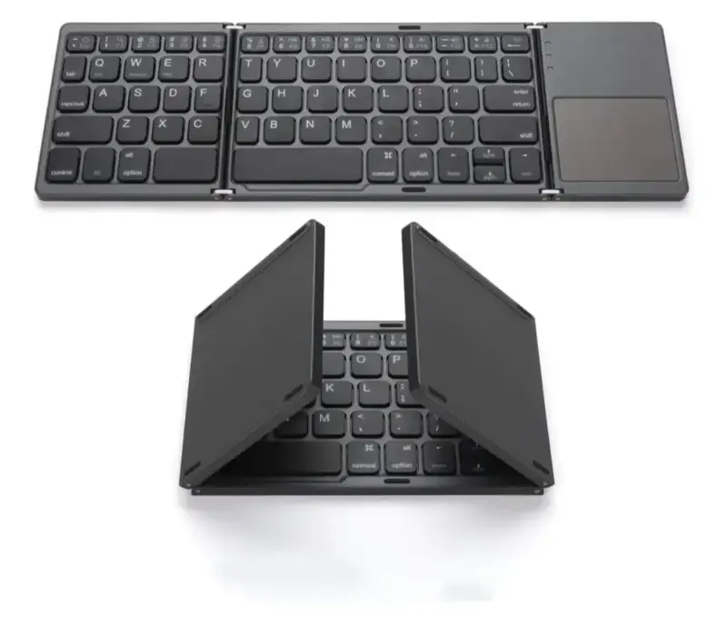 Teclado Bluetooth Plegable con Touchpad B033 - 2
