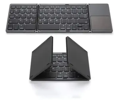 Teclado Bluetooth Plegable con Touchpad B033 - miniatura 2