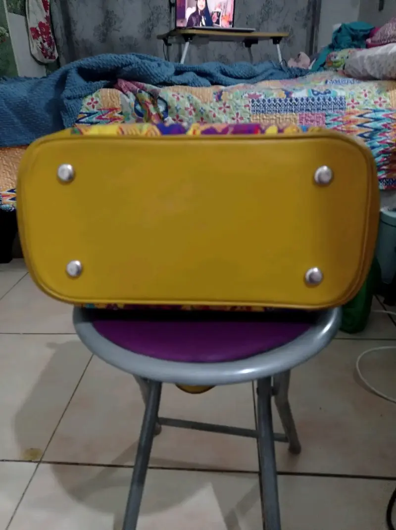 Bolso tote de cuero con diseño étnico - 5