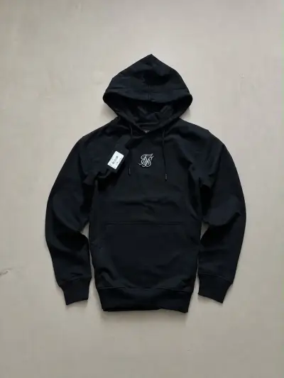 Polerón con capucha Balmain negro unisex - miniatura 4