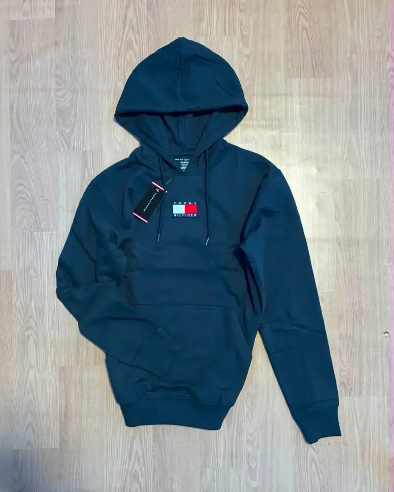 Polerón con capucha negro Boss para hombre - 4