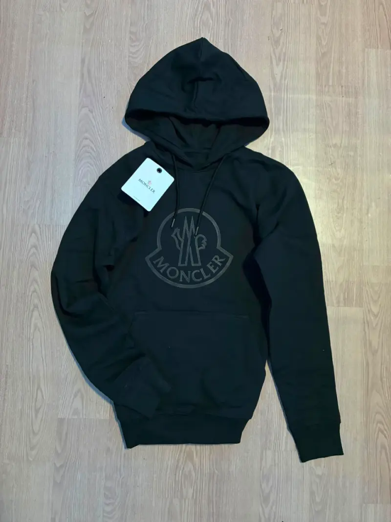 Polerón con capucha Moncler negro