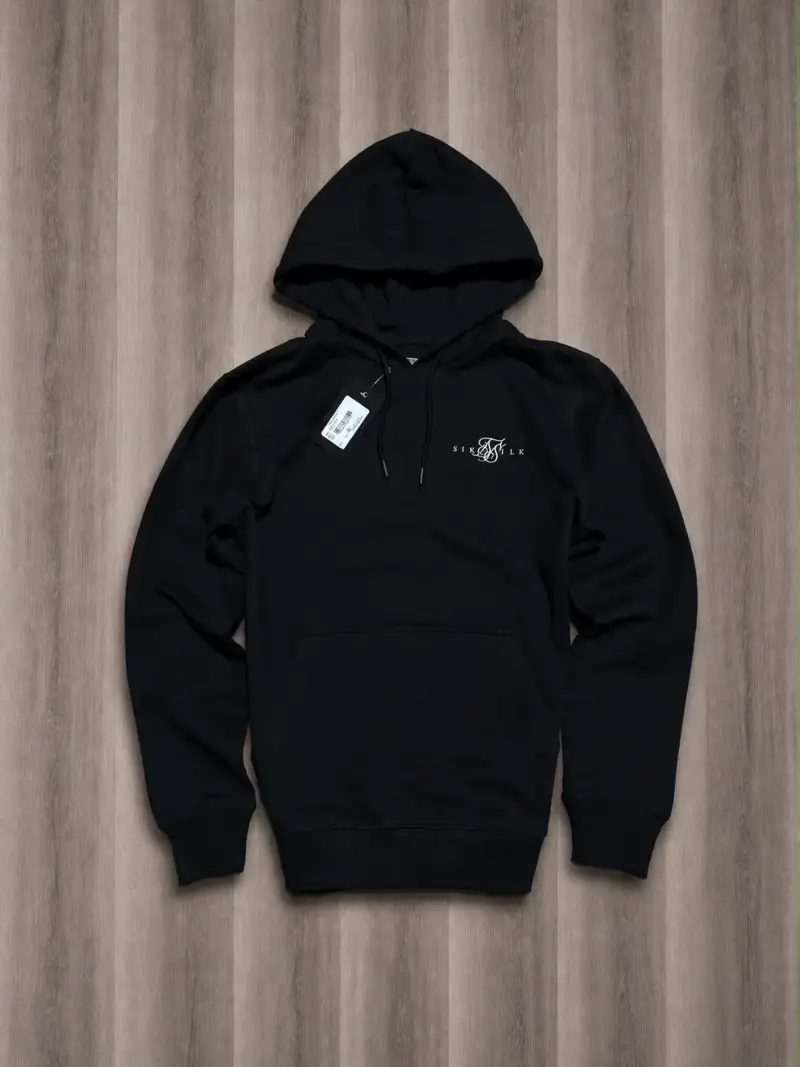 Polerón con capucha negro SikSilk unisex - 2
