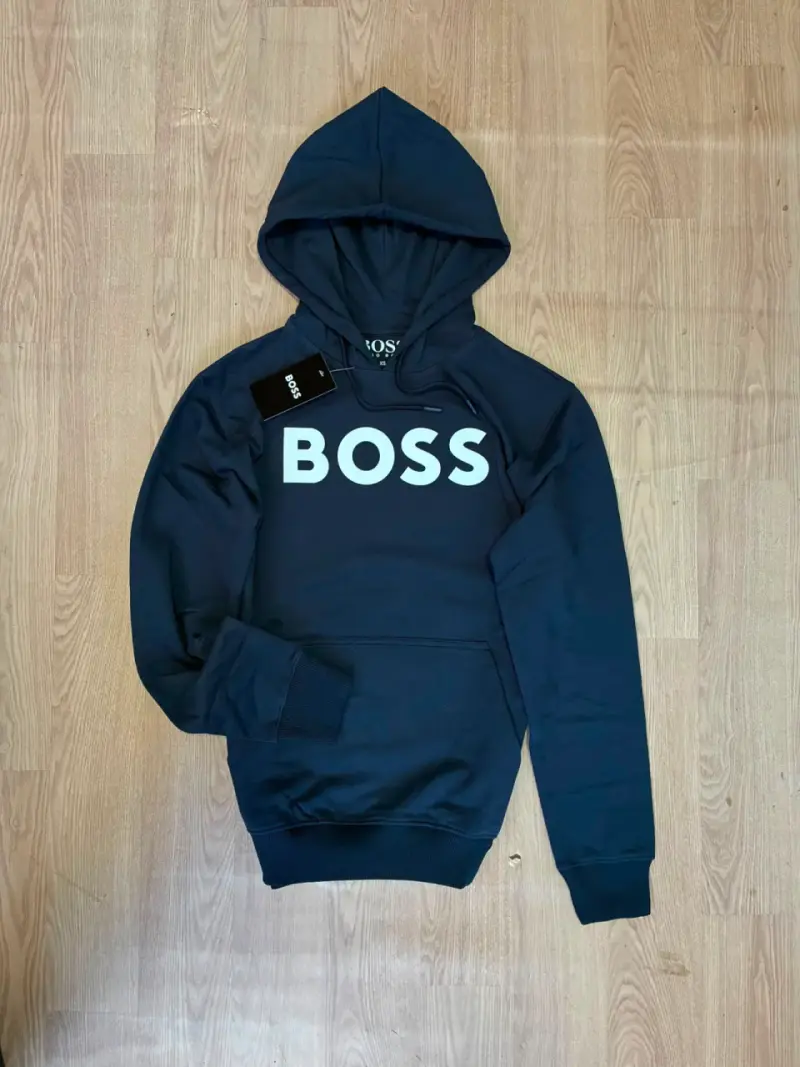 Polerón negro con capucha SikSilk - 4