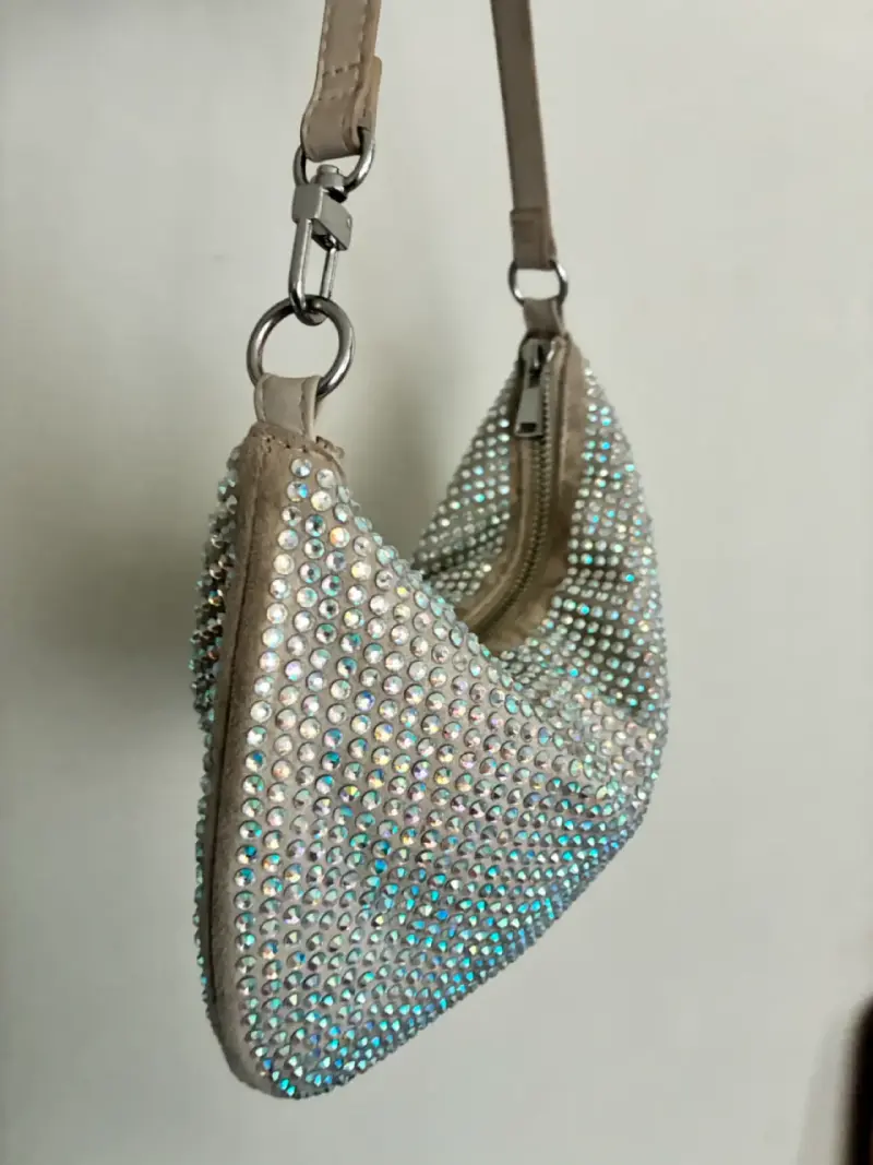 Cartera de mano con cristales brillantes - 2