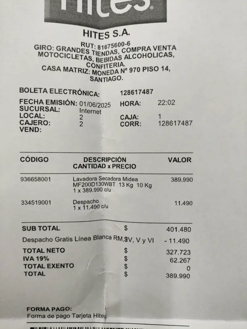 Lavadora Secadora Midea 13/10KG Inverter con Vapor - 6