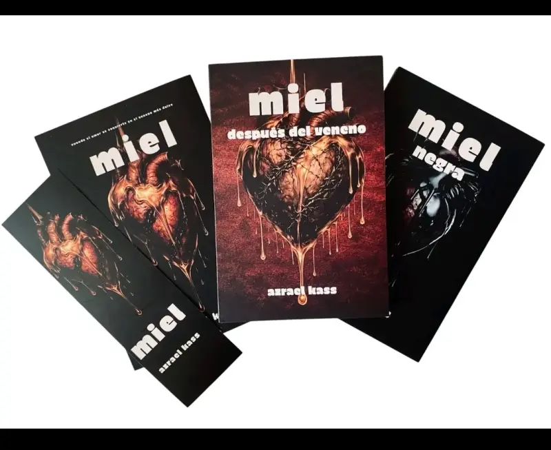 Colección de libros 'Miel' de Azrael Kass