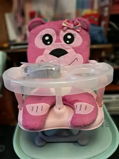 Silla de Comer Infantil Baby Way Rosa - miniatura 2