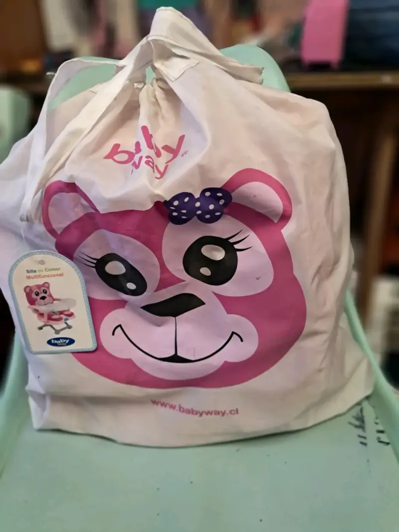 Silla de Comer Infantil Baby Way Rosa - 3
