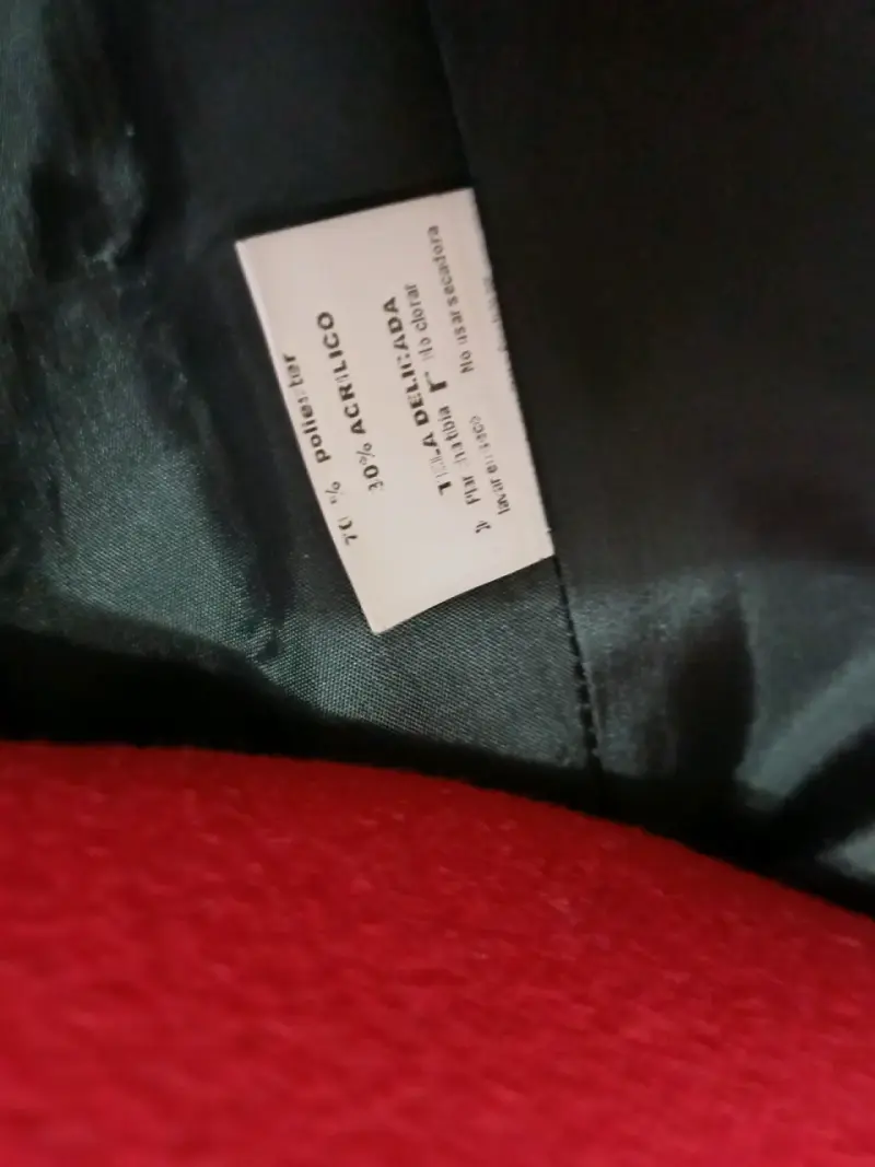 Abrigo rojo Anastassia Collection talla 42 - 3