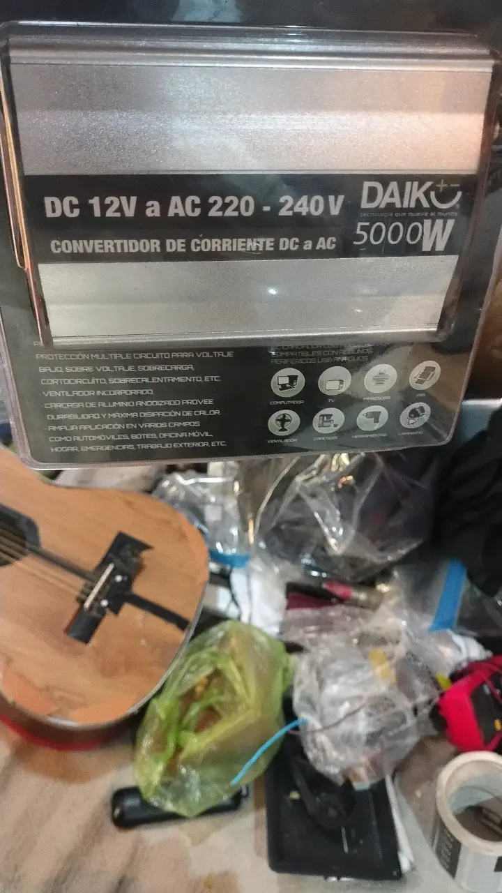 Convertidor de Corriente Daiko 5000W DC a AC - 2