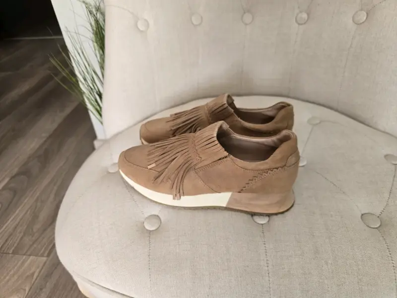 Zapatillas de gamuza con flecos RKF - 4
