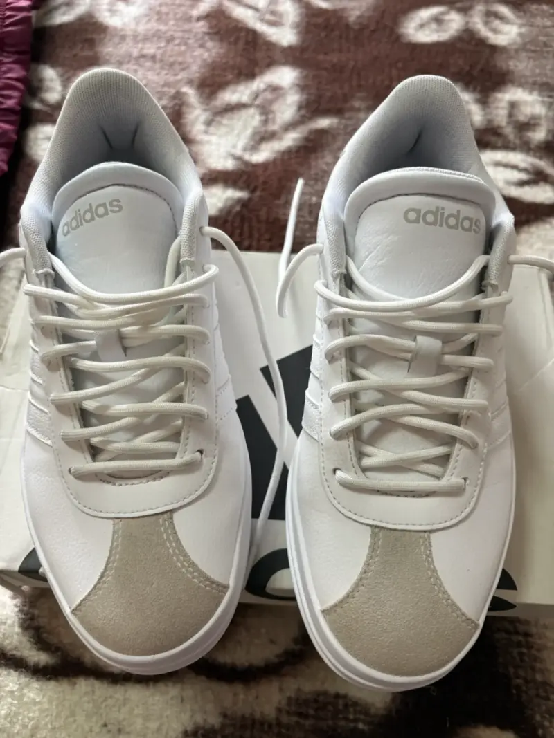 Zapatillas deportivas blancas Adidas unisex - 5