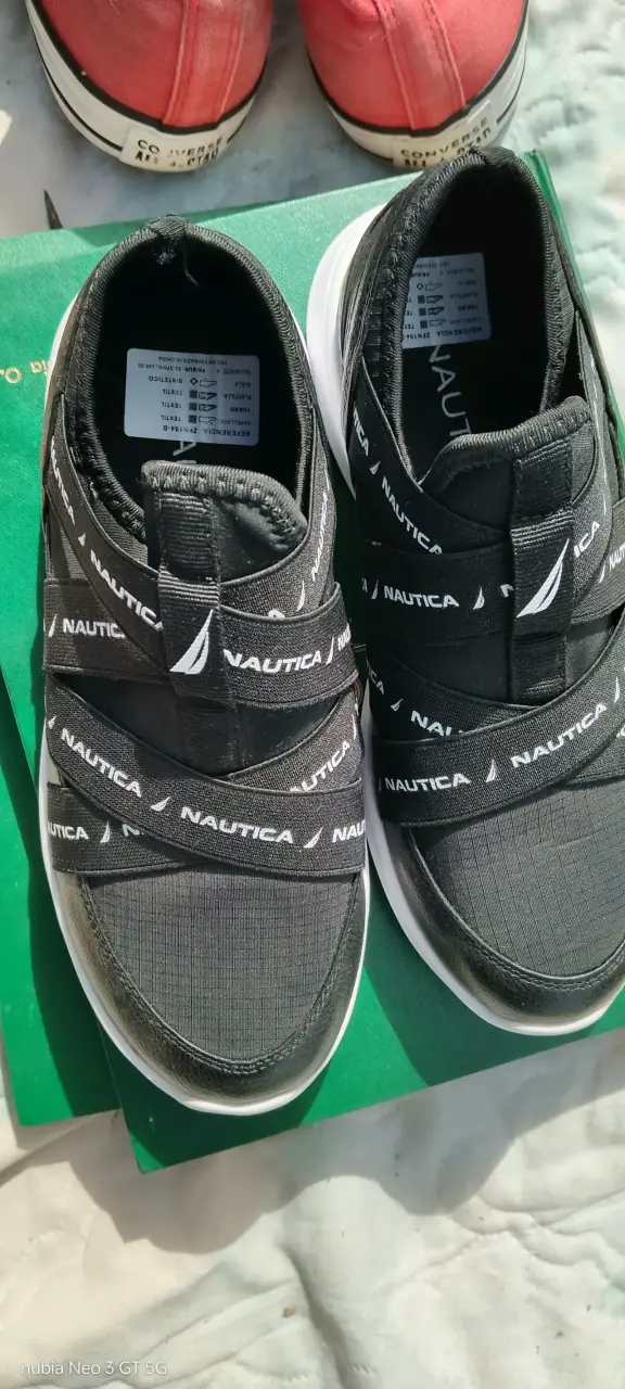 Zapatillas negras Nautica deportivas - 2