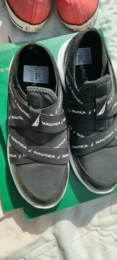 Zapatillas negras Nautica deportivas - miniatura 2