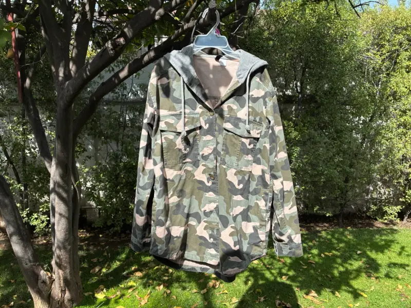Chaqueta camuflaje muker con capucha - 1
