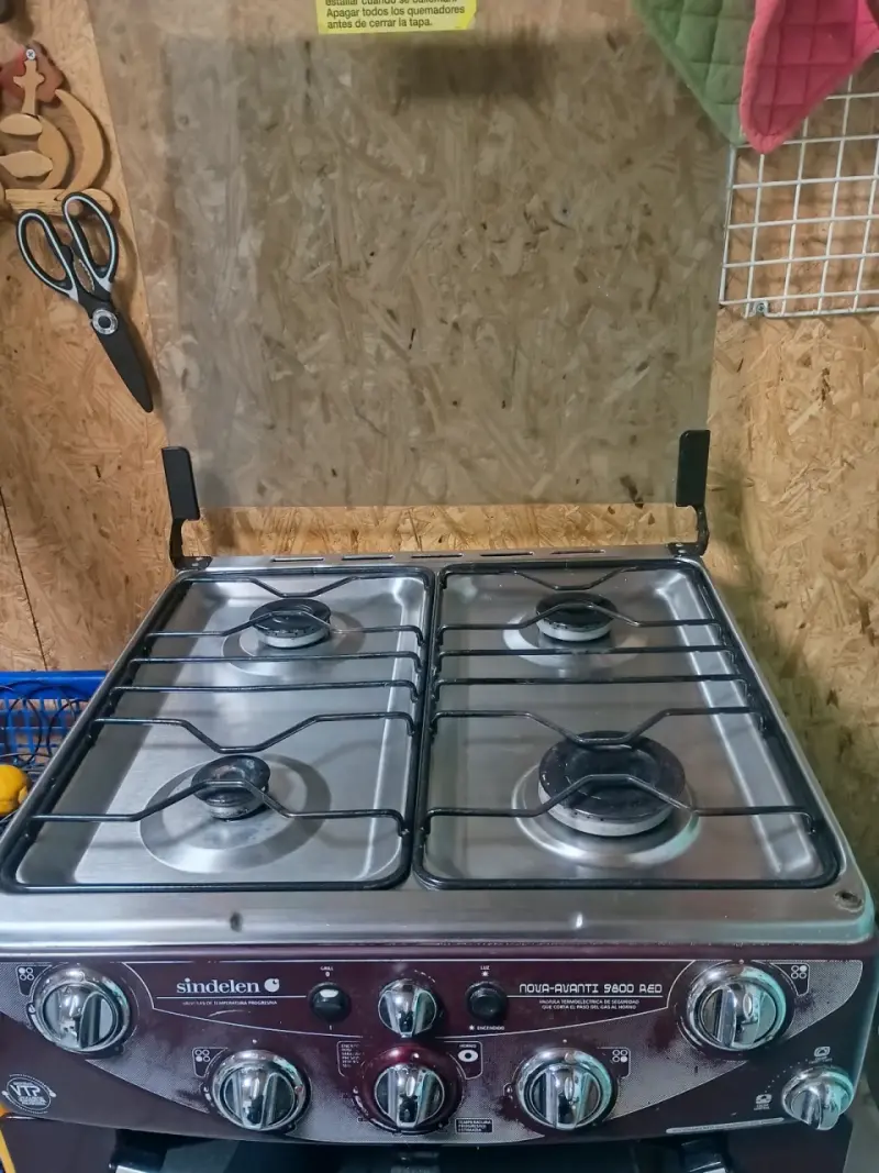 Cocina a gas Sindelen Nova-Quattro 3600 rojo - 2