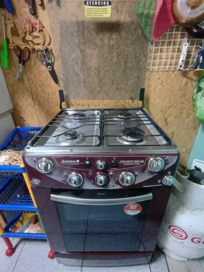 Cocina a gas Sindelen Nova-Quattro 3600 rojo - miniatura 3