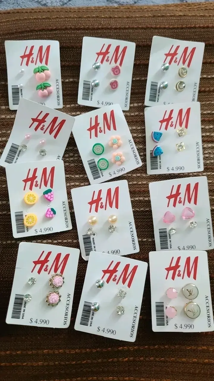 Set de aros variados H&M para mujer - 4
