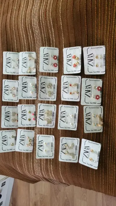Set de aros variados Zara para mujer - miniatura 1