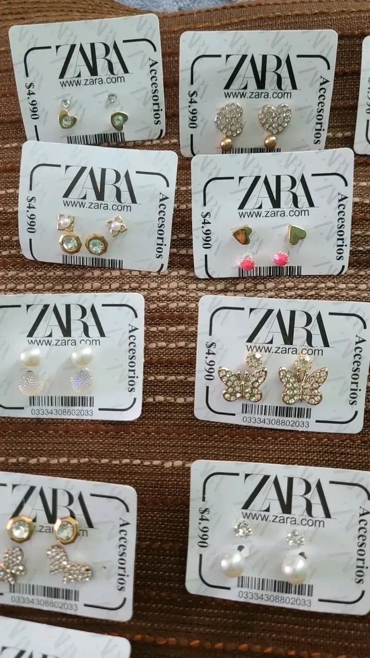 Set de aros variados Zara para mujer - 2