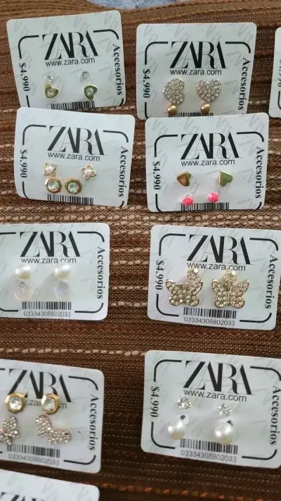 Set de aros variados Zara para mujer - miniatura 2