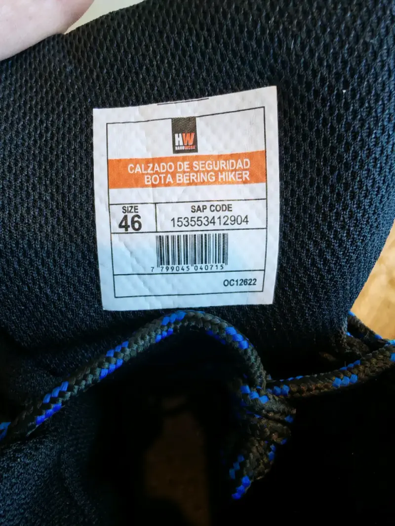 Zapatos seguridad HW HardWork Tinsulate 3M - 5
