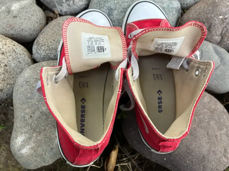 Zapatillas Converse All Star rojas clásicas 35 - 3