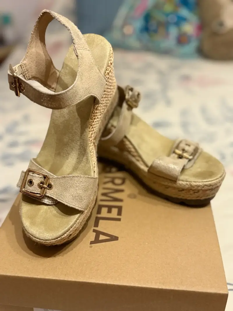 Sandalias Carmela cuero 38 - 1