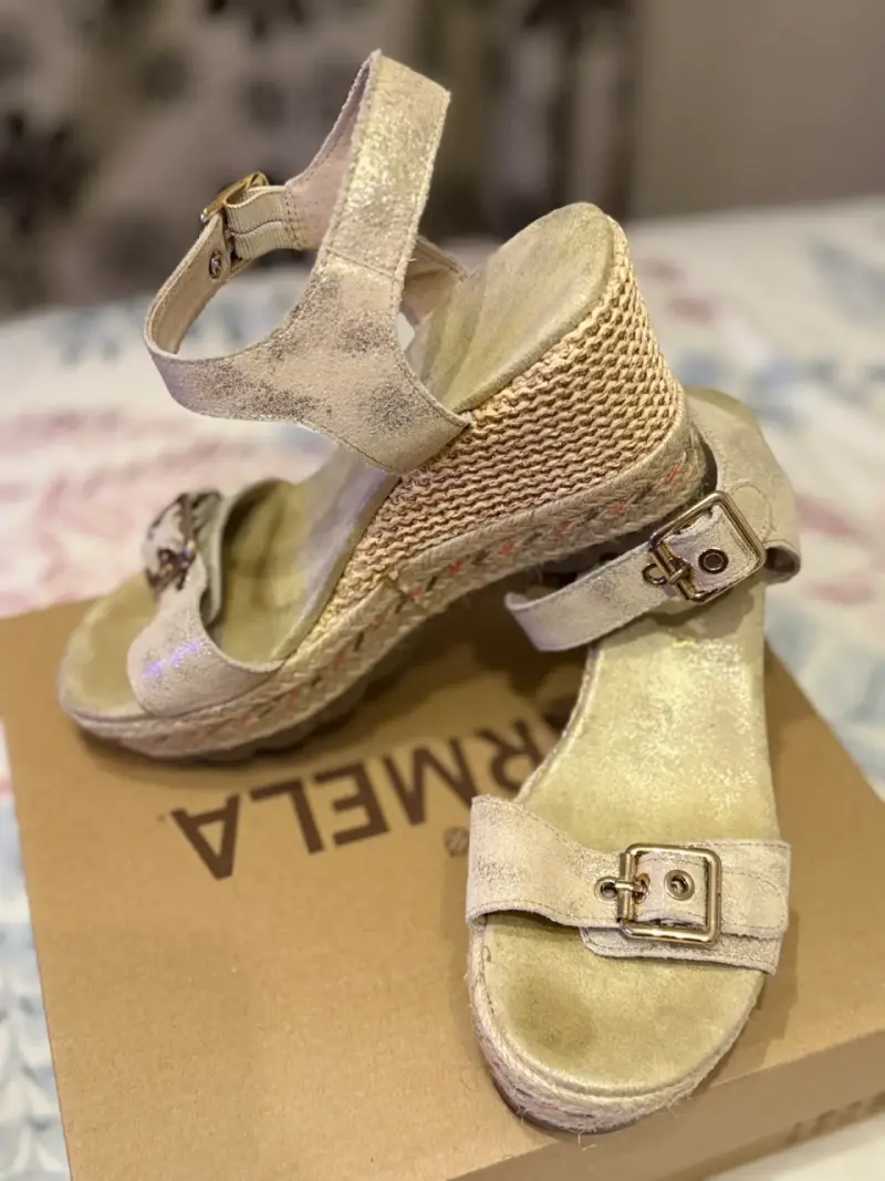 Sandalias Carmela cuero 38 - 3