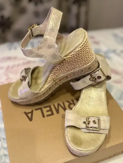 Sandalias  Carmela cuero 38 - miniatura 3