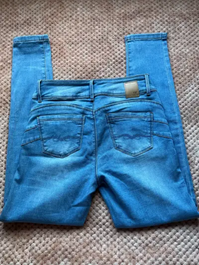Jeans Skinny Azul Mujer Talla 38 - miniatura 1