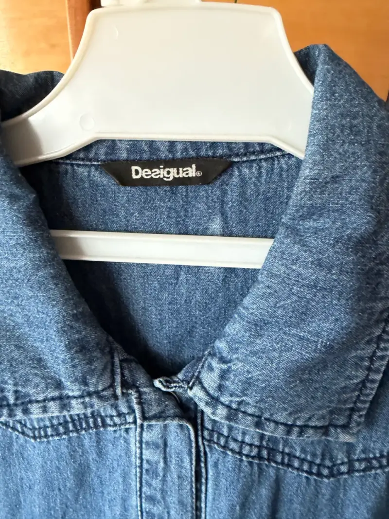Chaqueta de mezclilla con poncho Desigual - 3