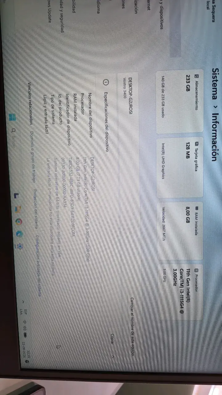 Laptop Dell Vostro 14 3000 Intel Core i3 - 6