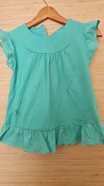 Polera  verde agua para niña Limonada - miniatura 1