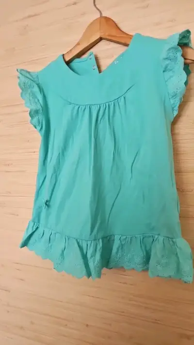 Polera  verde agua para niña Limonada - miniatura 2