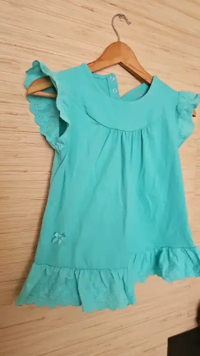 Polera  verde agua para niña Limonada - miniatura 3